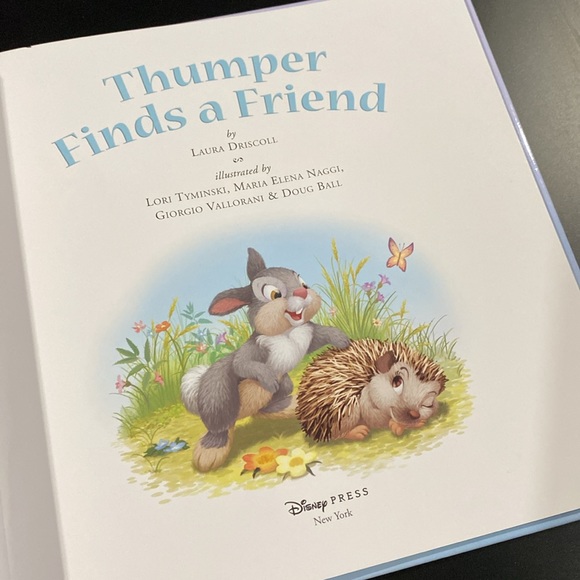 Disney Bunnies: Thumper Finds A Friend - Hardcover Children’s Book - Picture 5 of 11
